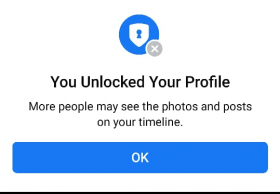 Lock Facebook Profile