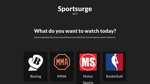 Sportsurge Alternatives