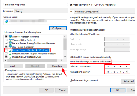 ERR_ADDRESS_UNREACHABLE chromebook