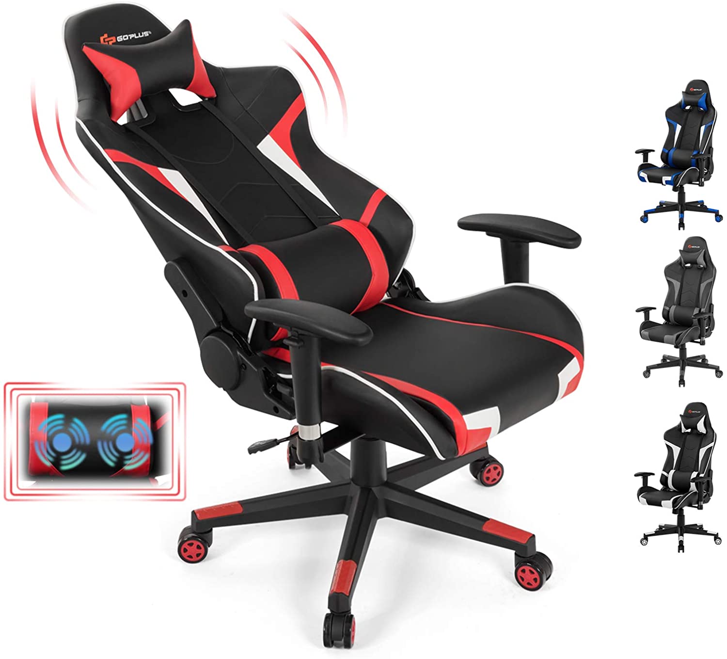 Goplus Massage Gaming Chair