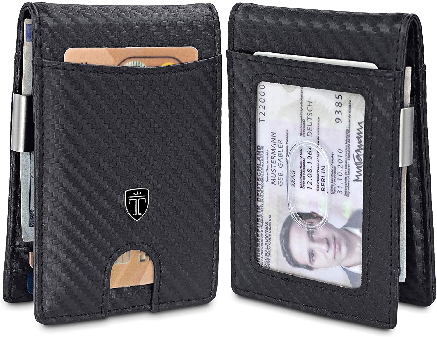 Travando Bifold Money Clip Wallet