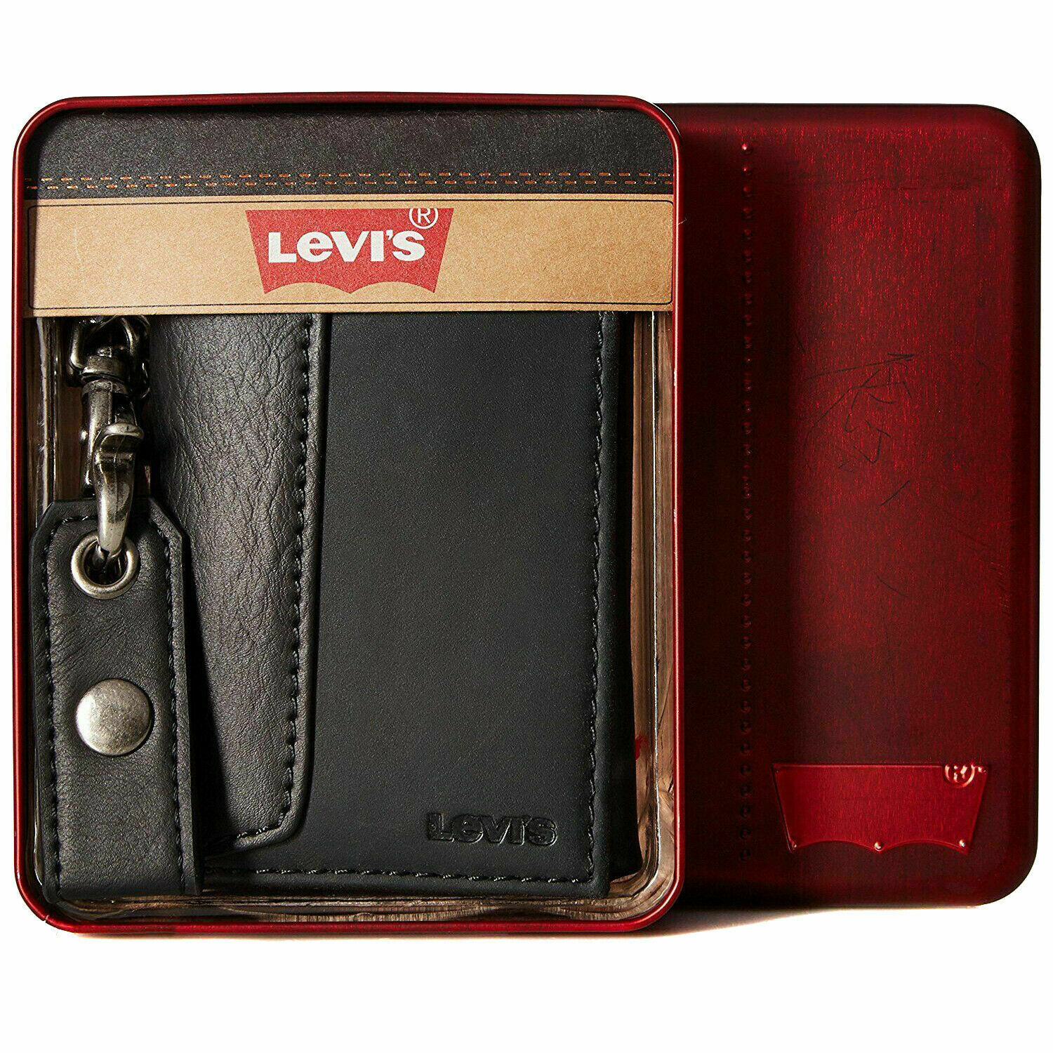 Levi’s Men’s Trifold Chain Wallet