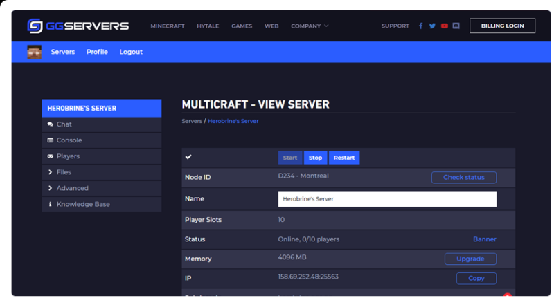 Best Minecraft server hosting service 