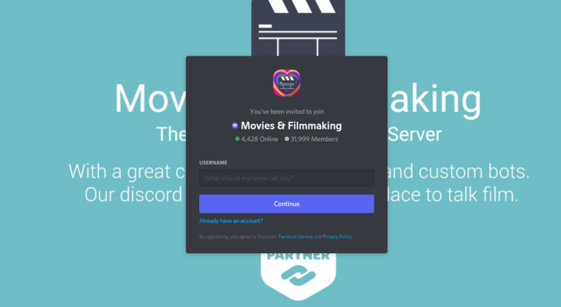 Movies Filmmaking Best Discord Servers