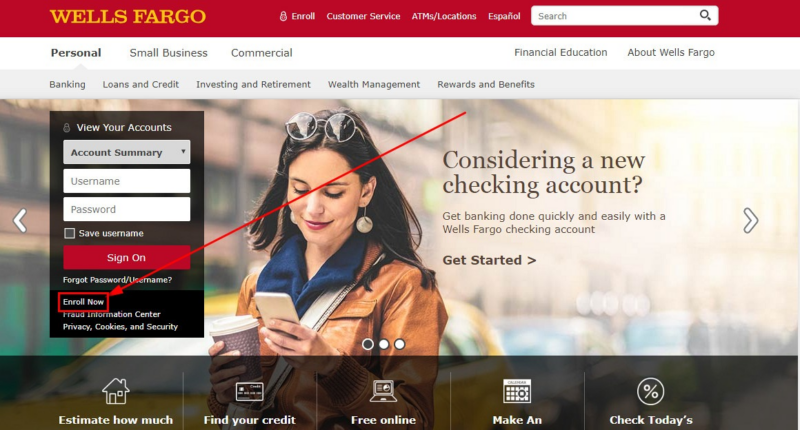 Sign Up for Wells Fargo Online